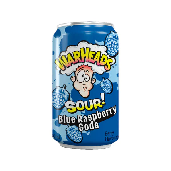 Warheads Blue Raspberry Sour Soda 12 x 330ml zzgl. pfand