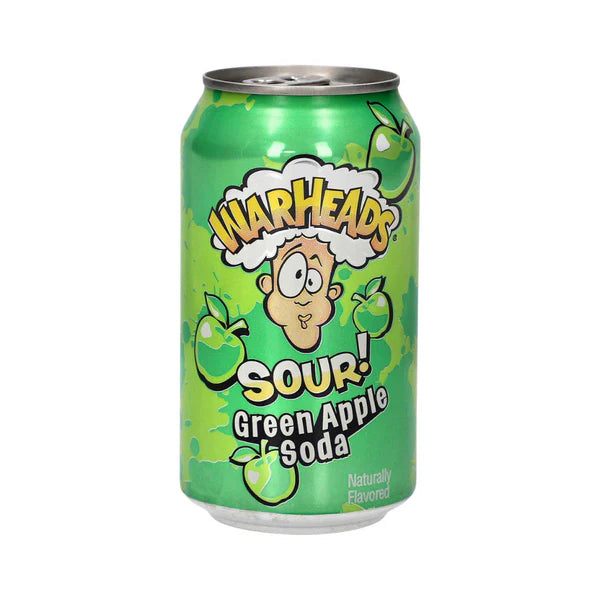 Warheads Green Apple Sour Soda 12 x 330ml zzgl. Pfand
