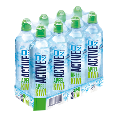 DPG Active O2 Apfel Kiwi 8 x 0,75l Flaschen