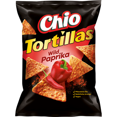 Chio Tortilla Chips Wild Paprika 110g x 12 Beutel