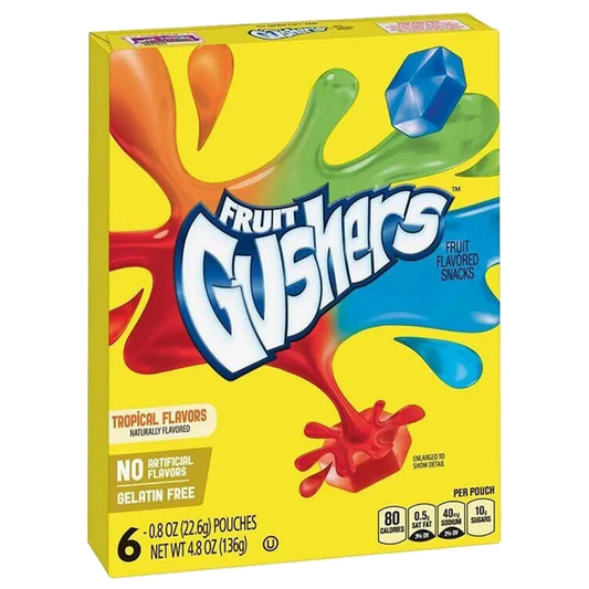 Gushers Tropical. 8 x 136g