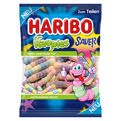Haribo Schaumzucker Raupies 160g x 20 Tüten