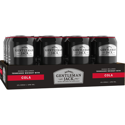 DPG JACK DANIEL'S Gentleman Jack & Cola 10 % Volume 12 x 330ml