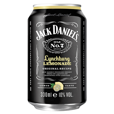 DPG JACK DANIEL'S Lynchburg Lemonade 10 % Volume 24 x 330ml