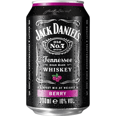 DPG JACK DANIEL'S & Berry 10 % Volume 24 x 330ml
