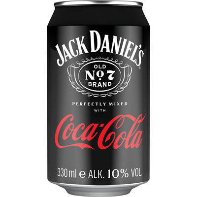 DPG JACK DANIEL'S & Coca-Cola 24 x 330ml