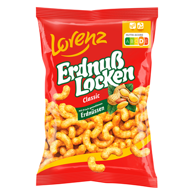 Lorenz Erdnusslocken Classic 24 x 175g Beutel
