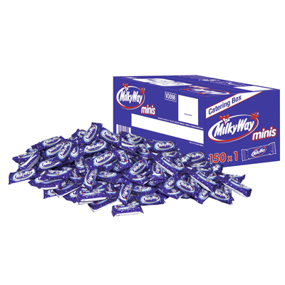 Mars Milky Way Schokoriegel Minis Catering Box 150 Stück à 15,5g