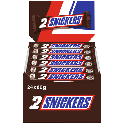 Mars Snickers 2er - 24 x 80 g Schachtel