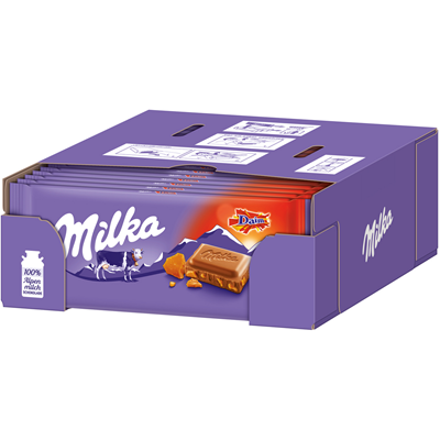 Milka Tafelschokolade Milka & Daim 100g x 18 Stück