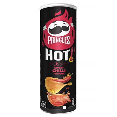 PRINGLES Hot Sweet Chili  160g x 12 Dosen