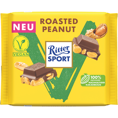 Ritter Sport Vegan Roasted Peanut 100g x 10 Stück