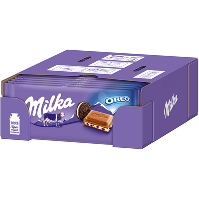 Milka Tafelschokolade Milka & Oreo 100g x 18 Stück