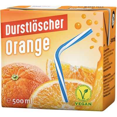 Durstlöscher Orange 500ml x 12 Packungen
