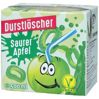 Durstlöscher Saurer Apfel 500ml x 12 Packungen