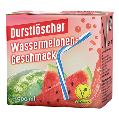 Durstlöscher Wassermelone 500ml x 12 Packungen