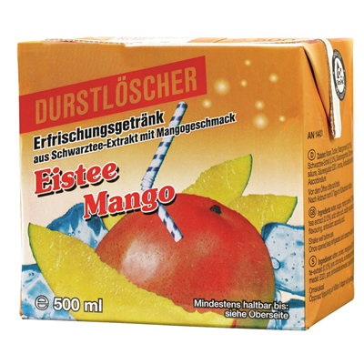 Durstlöscher Eistee Mango 500ml x 12 Packungen