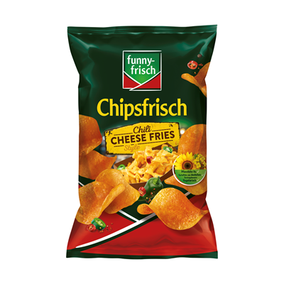 funny-frisch Chipsfrisch Chili Cheese Fries 10 x 150g Beutel