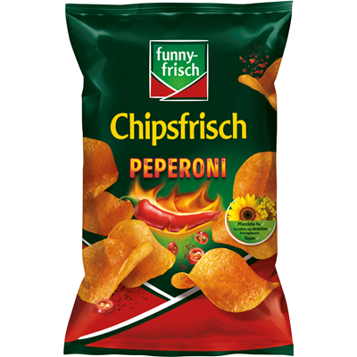 funny-frisch Chipsfrisch Peperoni 10 x 150g Beutel