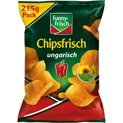 funny-frisch Chipsfrisch Ungarisch 15 x 215g Beutel