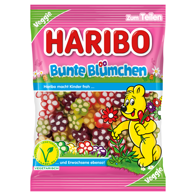 Haribo Ostern Bunte Blümchen Veggie  175g x 20 Tüten