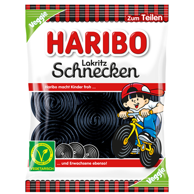 Haribo Lakritz Schnecken 175g x 20 Tüten