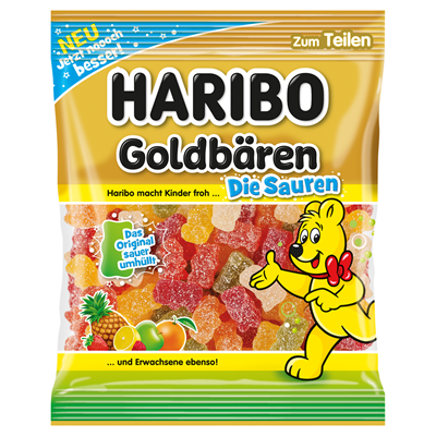 Haribo Saure Goldbären 175g x 20 Tüten