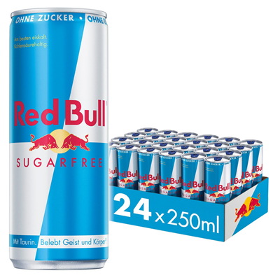 DPG Red Bull Sugarfree 250ml x 24 Stück