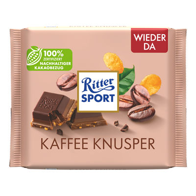 Ritter Sport Kaffee Knusper 100g x 10 Stück