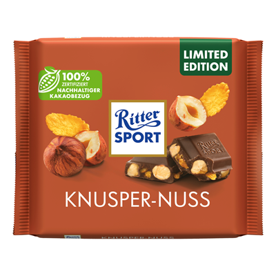 Ritter Sport Knusper-Nuss 100g x 10 Stück
