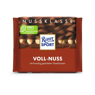 Ritter Sport Voll-Nuss 100g x 10 Stück