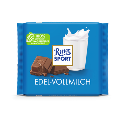 Ritter Sport Edel-Vollmilch 100g x 10 Stück