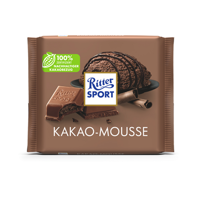 Ritter Sport Kakao-Mousse 100g x 10 Stück