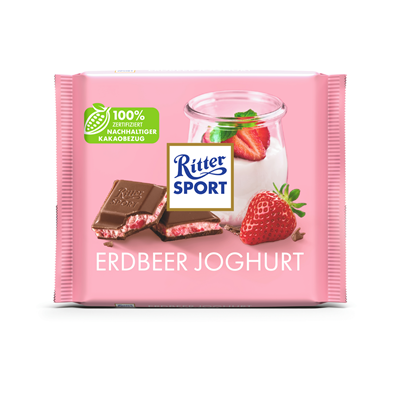 Ritter Sport Erdbeere-Joghurt 100g x 10 Stück